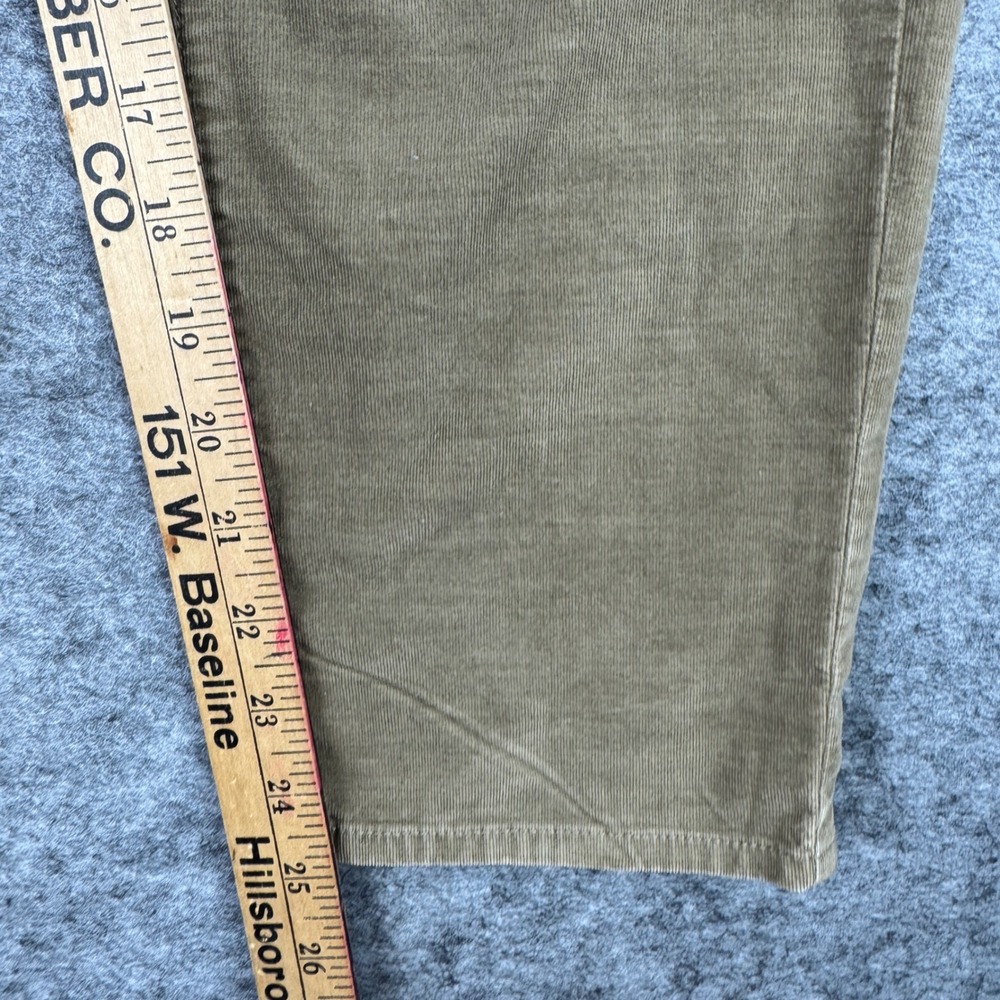 Vince Womens Corduroy Straight Leg Pants Tan Brown Size 8 Stretch - Picture 8 of 9